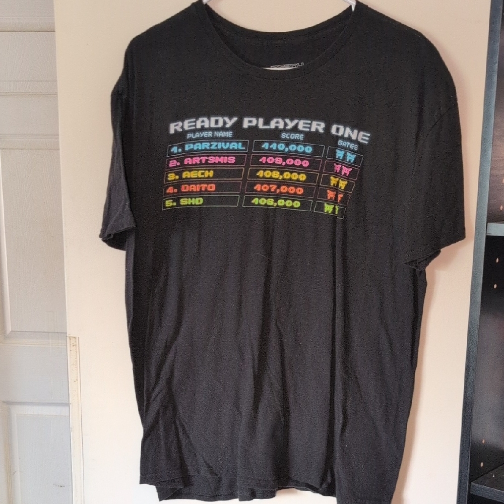 Black Graphic Tee - Ready Player One
